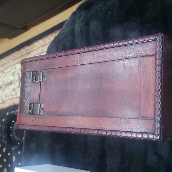 Vintage Wooden Treasure Box - Picture 10 of 14